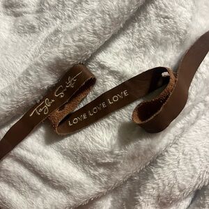 Taylor swift bracelet love leather wrap